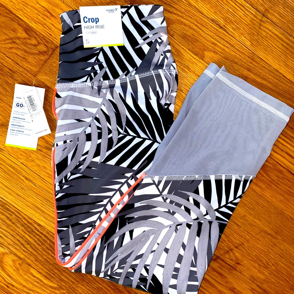 Crop High Rise Go Dry Active Leggings